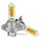 2 Lâmpadas H7 Iluminação Amarela Gold Vision 2300k Carro 12v