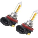 2 Lâmpadas H8 Iluminação Amarela Gold Vision 2300k Carro 12v