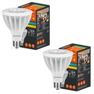 2 Lâmpadas Led Par30 Quente 3000lm E27 28w 3000k Ledvance