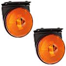2 Lanterna Lateral Carreta Randon 88mm LED BIVOLT AM +Suporte