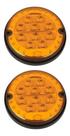 2 Lanterna Traseira 125mm Ônibus Comil Mascarello Neobus 10 LED AM 24V
