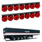 2 Lanternas 7 Marias Facchini LED Rubi 85mm Saída Fios