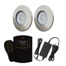 2 Led Slim Rgb 20w Inox Piscina Smartpool e Fonte 3a Cabo 2m 2 Led Slim Rgb 20w Inox Piscina Smartpool e Fonte 3a Cabo 2m