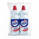 2 Limpador para Limpeza Pesada Cloro Ativo Embalagem Veja 1L