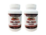 2 Lisina + Prolina + Glicina Aminoácidos 120 Cápsulas 500mg - Rei Terra