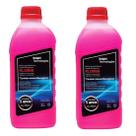 2 litro aditivo radiador concentrado rosa original delphi