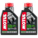 2 Litros Óleo Fluído Hidráulico Suspensão Motul Fork Oil Expert Medium Heavy 15w Semi Sintético