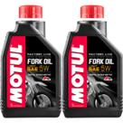 2 Litros Óleo Fluído Hidráulico Suspensão Motul Fork Oil Factory Line Light 5w 100% Sintético