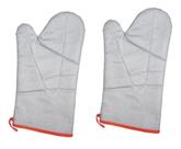 2 Luva Cozinha Cano Longo 35cm Fogão Forno Alta Temperatura