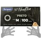 2 Luva Resistente Confortavel Ambidestra C100u Preta M