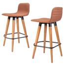2 Meia Banquetas Línea Soft p/ Ilha Bar e Bancadas Terracota 2 Meia Banquetas Línea Soft p/ Ilha Bar e Bancadas Terracota