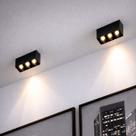 2 Micro Spot Downlight Sobrepor Led Preto Pontual Sala Luz05 2 Micro Spot Downlight Sobrepor Led Preto Pontual Sala Luz05