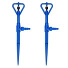 2 Microaspersor Aspersor com Haste P4 Irrigação Horta Jardim
