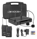 2 Microfone Headset K-412h Com Bodypack Receptor 2 Antenas