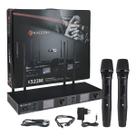 2 Microfone Sem Fio De Mão Uhf Kadosh K522 Profissional 2 Microfone Sem Fio De Mão Uhf Kadosh K522 Profissional