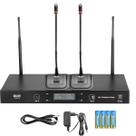 2 Microfones Gooseneck Sem Fio UHF Com Base E Receptor 820B CSR Profissional 2 Microfones Gooseneck Sem Fio UHF Com Base E Receptor 820B CSR Profissional