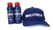 2 Militec-1 Cond. Metal - 200 Ml + Boné - Dist. Autorizado