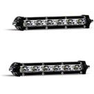 2 Mini Barra de Led 6000k 18W 6 Leds 1400 Lumens 18cm