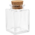 2 Mini Potinhos Porta Temperos 90ml Lyor com Tampa de Rolha