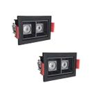 2 Mini Spot Downlight Duplo Led Embutir Varanda 3000k Bet56 2 Mini Spot Downlight Duplo Led Embutir Varanda 3000k Bet56