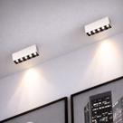 2 Mini Spot Led Downlight 5 Fachos Branco E Preto Luz08 2 Mini Spot Led Downlight 5 Fachos Branco E Preto Luz08