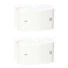 2 Módulo Interruptor Bipolar Paralelo 10a - Schneider - 10 A - 250v - Branco