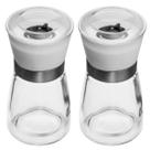 2 Moedores de Pimenta Sal Temperos 170ml Lyor em Vidro com Moinhos de Cerâmica e Tampa 2 Moedores de Pimenta Sal Temperos 170ml Lyor em Vidro com Moinhos de Cerâmica e Tampa