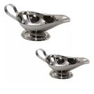 2 Molheira Concha Aladin Servir Azeite Molho Inox 50 E 170ml