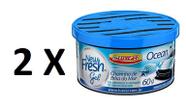 2 New Fresh Gel Ocean 60g Luxcar