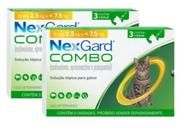 2 Nexgard Combo Gato Pulga Sarna Verme 2,5 A 7,5kg 6 Pipetas