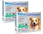 2 Nexgard Para Cães De 10 A 25 Kg 6 Cp Antipulga E Carrapato