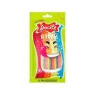 2 Pacotes Regaliz Fitinha Colorida Morango Cítrico 70g