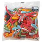 2 pacotões de mix regaliz 700g docile balas doces e azedas tipo as do shopping pacote sortido grande e irresistível