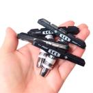 2 Par Sapata Freio Bicicleta Bike SCS V-Brake Orbital 70Mm Borracha Freio Bicicleta Black Kit Adaptador Parada Suave Mtb