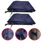 2 Paredes de Fechamento Lateral Removível Cor Azul Para Tenda Gazebo 3x3