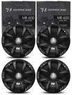 2 Pares Alto Falante Midbass Hurricane Pro MB600 6" Polegadas 1000W RMS Bobina Simples
