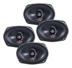 2 pares alto falante woofer hard power hp 320mb 6x9 polegadas 302w rms 4 ohms
