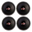 2 pares alto falantes woofer 12 pol hard power hp 550 4 ohms 550w médio grave