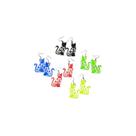 2 Pares Brinco Gatinho Cat PET Colorido 3D