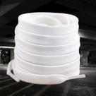 2 Pares Cadarço Atacador 140 cm Achatado Branco Poliéster