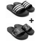 2 Pares Chinelo Slide Feminino Confortável Macio Leve para Dia a Dia Passeio Praia Piscina 2 Pares Chinelo Slide Feminino Confortável Macio Leve para Dia a Dia Passeio Praia Piscina