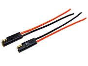2 Pares Conector 2 vias com fio de 2,5mm Plug Alta Qualidade