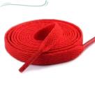2 Pares de Cadarço Vermelho Poliéster Achatado 120cm TOP