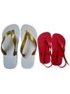 2 Pares De Chinelos Tradicional Infantil Baby