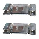 2 Pares de Conector de Encaixe para Móveis Sofá Cabeceira Painel Zincado G59
