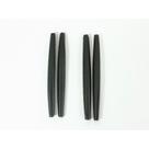 2 Pares de Haste Borrachas Ponteira para Óculos com Duas Saidas 61mm