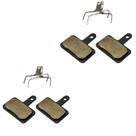 2 Pares de Pastilhas de Freio a Disco Para Bike Bicicleta Em Resina Compatível Tekro Absolute Shimano Auriga TWX GTS 4 Pistões