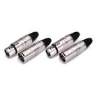 2 Pares de Plug XLR Cabo Linha Santo Angelo