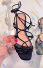 2 Pares de Sandalias Fashion Preta