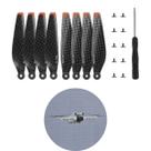 2 Pares Hélices Fibra Carbono para Drones DJI Mini 3 Pro e 4 Pro